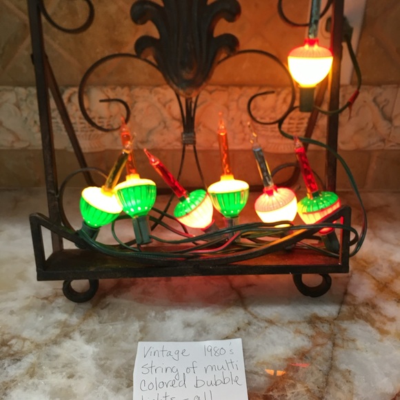 String of 7 vintage bubble lights - Picture 3 of 6